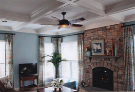 living room by Bowie DHI