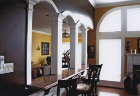 living room by Bowie DHI