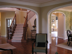 living room by Bowie DHI